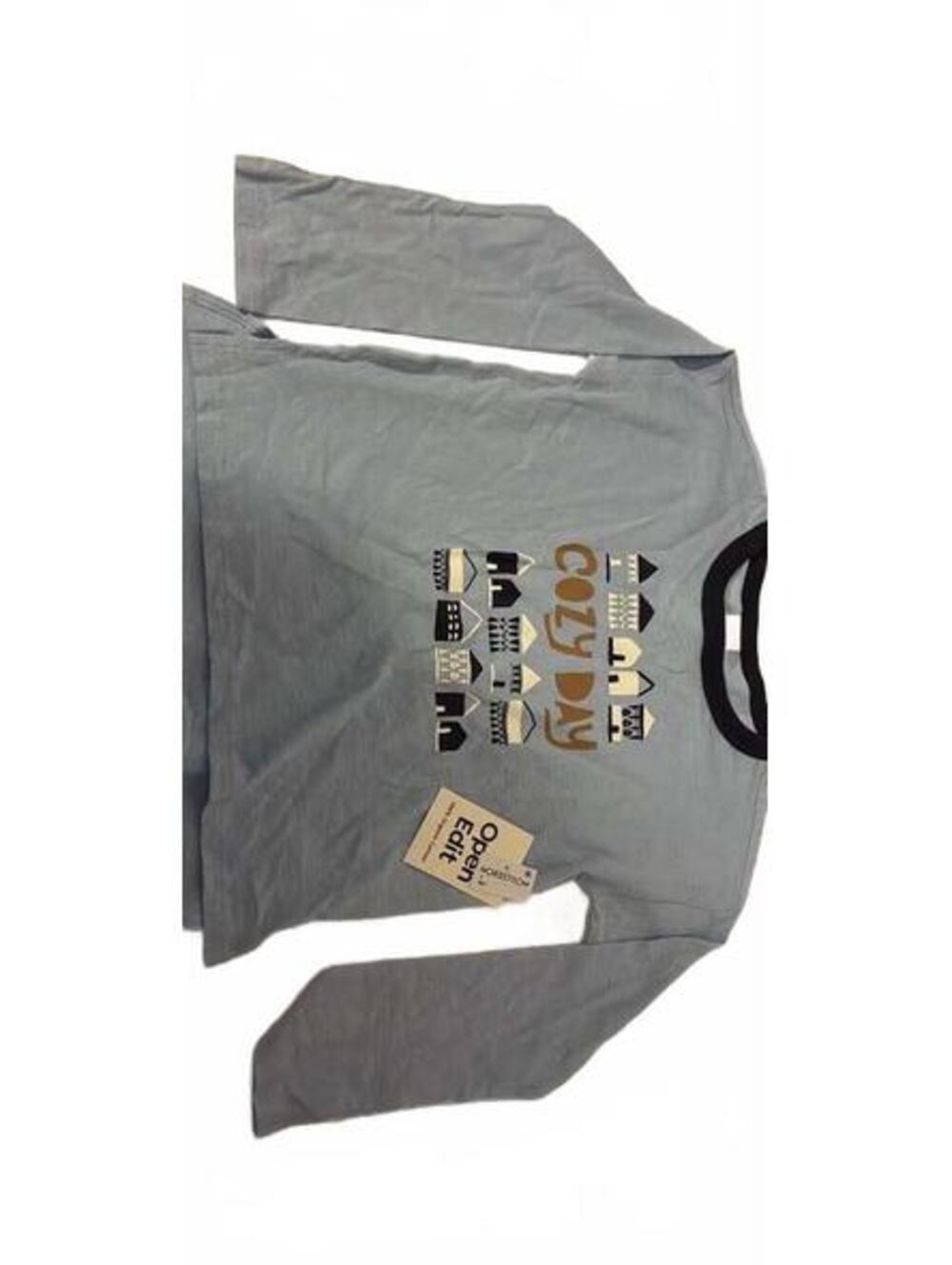Open Edit Kids Long Sleeve T-Shirt Size 4